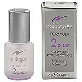 Nailtiques  Nail Protein Formula 2 Plus - For Excessive Problem Nails that are Soft, Peeling, Bitten, Weak or Thin - 0.25 oz