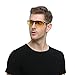 VEOAY HD Night Driving Glasses Anti Glare Polarized Night Vision Glasses Safe Driving Glasses for Men Women (yellow 6)
