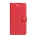 DOOGEE X20 Case, Fettion Premium PU Leather Wallet Flip Phone Protective Case Cover with Card Slots and Magnetic Closure for DOOGEE X20/DOOGEE X20L 5.0 Inch Smartphone (Wallet - Red)