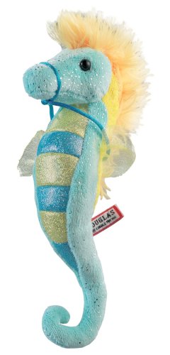 Turquoise and Yellow Sea Horse Plush