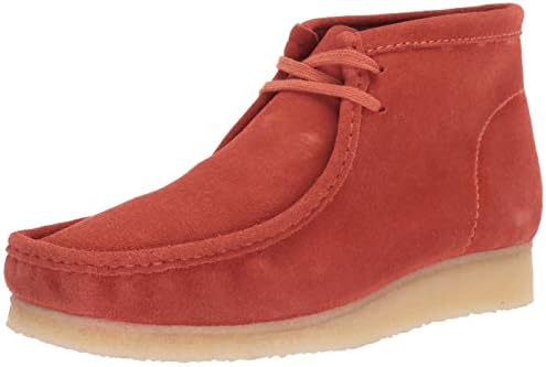 burnt orange wallabees
