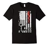 Men's EMT Shirt - EMT Flag T-shirt XL Black