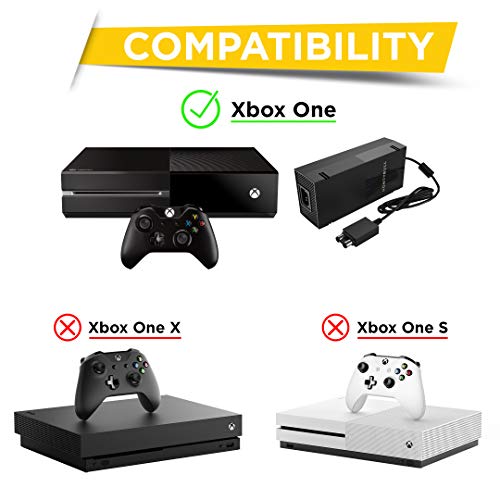 image for HoneyBull Xbox One Power Supply [Cool and Quiet Plus Model] AC Adapter