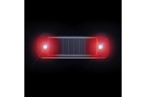 Fgbetcv Car Alarm Warning Solar Flash LED Light,Warning Anti-Theft LED Flashing Security Light,Car Anti-Theft Lights,Car Alarm Light,Solar Powered Car Alarm System