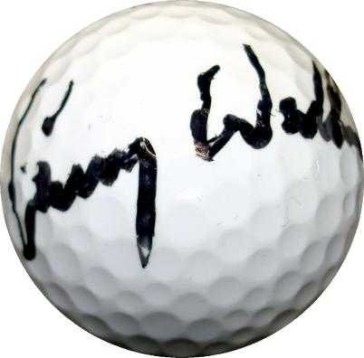 Lanny Wadkins autographed Golf Ball