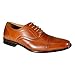 Delli Aldo Men's M-19006 Wing Tip Lace Up Leather Lining Oxford Dress Shoes