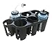 A&R Sports Plastic Carrier Holds 6 Water Bottles (PLWBC)