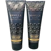 Bath and Body Works Vanilla Noir Body Cream, 8 oz, Pack of 2