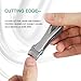 Fingernail Clippers Large Toenail Clippers for Thick Nails Heavy Duty Stainless Steel Toenail Clippers for Seniors Wide Jaw Opening Ultra Sharp Cuts Smoothly and Cleanly Rust Proof (Sliver)