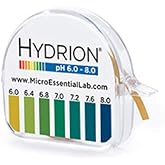 MICRO ESSENTIAL LABS pHYDRION VIVID PH PAPER 6-8 PH 15 FT ROLL WITH COLOR CHART