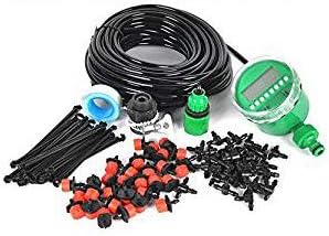 codomoxo®25m DIY Micro Drip Irrigation System Plant Automatic Self Watering Garden Hose Kits with Timer +30x Adjustable Dripper