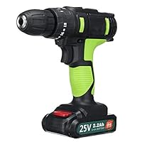 Auvem Cordless Electric Impact Drill Driver, 25V 3/8