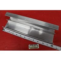 TAKAHOME 2 Pieces 2-1/4" x 1" x 1/8" Wall 6061 T6 Aluminum Channel 12" Long Mill Stock
