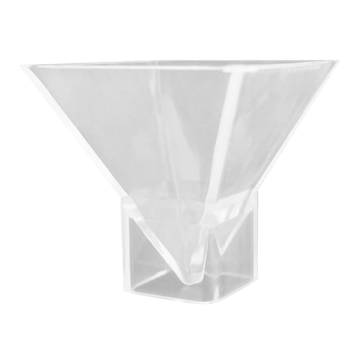 STOBOK Pyramid Resin Mould Silicone Mold for DIY Crafts Clear Reusable 1 Inch Pyramid Shape Molds for Resin Casting and Handmade Ornaments