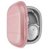 Geekria Rose Gold Wireless Bluetooth Headphone Case for Bose QuietComfort 35 II, QC35, QC25 Headphones - Replacement Protective Hard Shell Travel Carrying Bag with Room for Accessories
