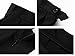 Beautifulfashionlife Girl's A-Lines Pleated High Waist Short Costumes Skirts(M,Black)