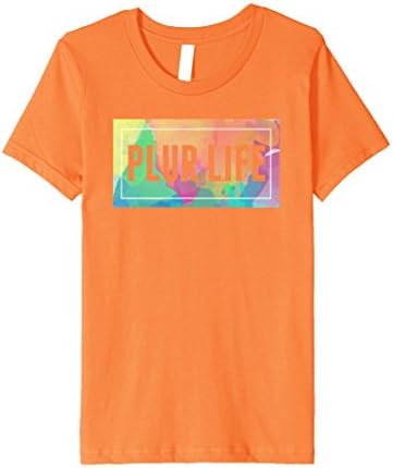 Kids Plur Life EDM Concert T-Shirt 8 Orange