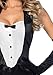 Leg Avenue Women's 3 Piece Tux and Tails Bunny Tuxedo Costume