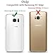 BENTOBEN Case for Galaxy S7 Edge, Luxury Glitter Bling 2 in 1 Hybrid Hard Covers Laminated Sparkly Shiny Faux Leather Chrome Shockproof Bumper Protective Case for Samsung Galaxy S7 Edge, Rose Gold