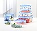 Emsa Clip and Close 5 Piece Storage Set, 5, 8.5, 18.5, 34, 125-Ounces