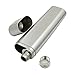 JUJOR Stainless Steel Hip Flask 2 oz. & Cigar Case/Holder Combo, Flask Funnel