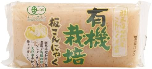 Amazon 有機栽培板こんにゃく 1枚 有機jas 認定 ビオ マルシェ こんにゃく 通販