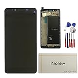 KNONEW LCD With Touch Display Screen Digitizer Assembly Replacement+Frame For Nokia Microsoft Lumia 950 LCD (Black)