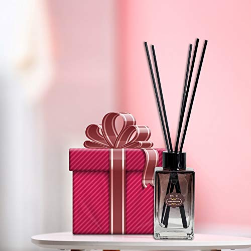 ESSLUX Reed Diffuser, Home Fragrance Premium Quality for Home and Office, Air Freshener & Home Decor & Ideal Gift-English Pear&Freesia