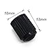 GODESON 20 Pack Black Plastic Tire Valve Stem Caps