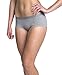 PACT Women's Everyday Boyshort 2-Pack, Heather Grey, Large