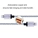 Adoric 3Pack 10FT/3M Extra Long Nylon Braided Lightning to USB Sync Charge Cable Cord Charger with Aluminum Connector Compatible with iPhone 6s/6s Plus/6/6Plus/5s/5c/5, iPad/iPod Models (White)