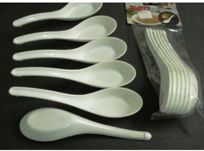 Disposable Chinese Soup Spoons, Pkg. of 6 by House of Rice