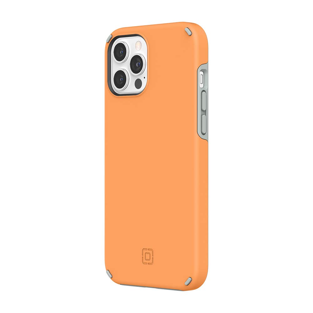 Incipio Duo Case Compatible with iPhone 12 Pro Max - Clementine Orange/Gray