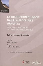 La  traduction du droit dans la procédure judiciaire