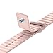 Huanlong New Soft Silicone Sport Style Replacement Iwatch Strap Band for Apple Wrist Watch Series 1 Series2 (Pink Sand 42mm)
