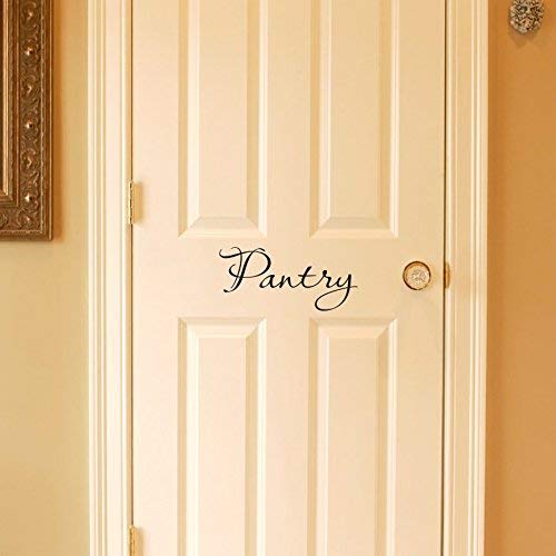 Amazon Com Pantry Door Decal Kitchen Wall Script Decal Handmade