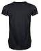 URBAN ICON MEN'S ROUND BOTTOM LONG TEES 