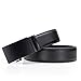Men's Leather Belt with Automatic Solid Buckle -Scratch resistant - Ratchet Dress Belt With a Gift Box by Pazzi PIZIO