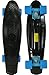 Sun Boards 22" Complete Skateboard Black Deck Colorful Wheels and Trucks
