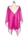 mashahan 21 Colors Chiffon Bridesmaid Shawls Long Evening Wraps(71inches*19inches)
