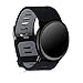 kwmobile Watch Band Compatible with Huami Amazfit - Watch Band Replacement Silicone Strap - Black/Grey