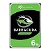 Seagate Barracuda 6TB Internal Hard Drive HDD - 3.5 Inch SATA 6 Gb/s 5400 RPM 256MB Cache for Computer Desktop PC (ST6000DM003)