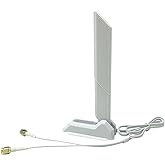 ZAHARA RP-SMA Tri Band WiFi6E Antenna for ASUS ROG Strix B550-A B450-F | ROG Strix B550-F Gaming WiFi II/Prime B550-PLUS/B650-A B650E-F Z690-F Z790-F Z790-A Z690-A Z790-E Z790-I Z690-E 2.4/5.8/6GHz