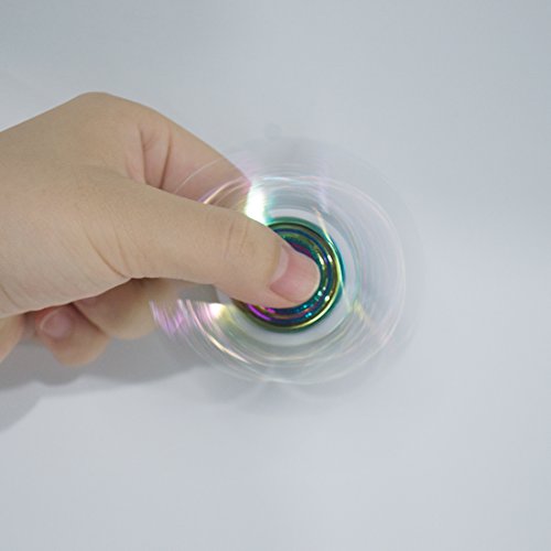 image for Kekilo Magic Rainbow Fidget Spinner Hand Toy, 4-6 Mins Hand Spinner ED