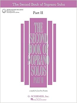 The Second Book Of Soprano Solos Part Ii Book Online Audio Second Book Of Solos Boytim Joan Frey 0073999852257 Amazon Com Books
