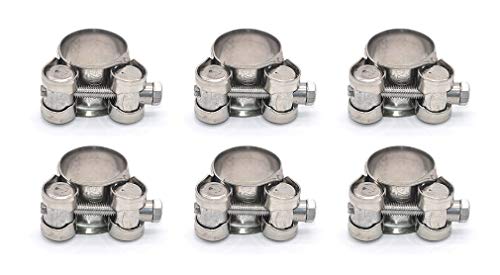 3 T+Bolt+Stainless+Clamps+0+866+20mm+22mm