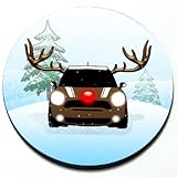 Reindeer MINI - Magnetic Grill Badge For MINI Cooper
