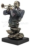 Artistic Trumpet Player Statue Sculpture - Jazz Band Collection