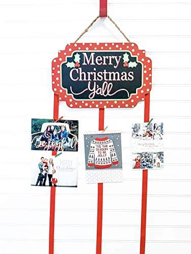 Amazon.com: Christmas Card Holder - Merry Christmas Y'all : Handmade Products
