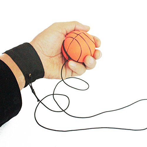 Wenasi 1PCS Bouncy Wrist Band Ball ,Rubber High Bounce with Velcro Wrist & Elastic String Rebound for Finger Exercise,Children Gift Sport Toy Balls (Random Color) - Thumbnail 7